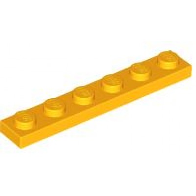 LEGO 1 x 6 Plate Bright Light Orange