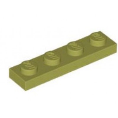 LEGO 1 x 4 Plate Olive Green
