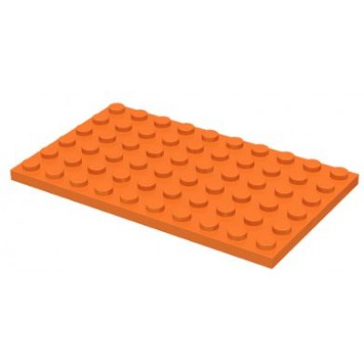 LEGO 6 x 10 Plate Orange