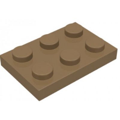 LEGO 2 x 3 Plate Dark Tan