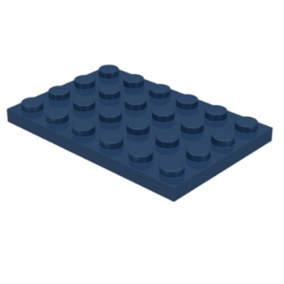 LEGO 4 x 6 Plate Dark Blue