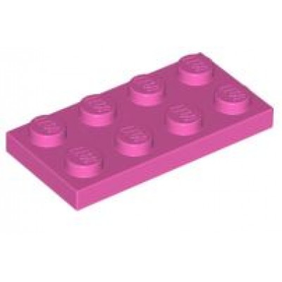 LEGO 2 x 4 Plate Dark Pink