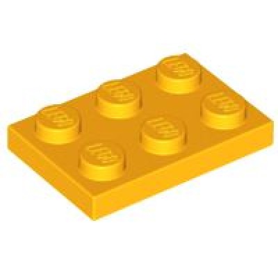 LEGO 2 x 3 Plate Bright Light Orange