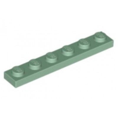LEGO 1 x 6 Plate Sand Green