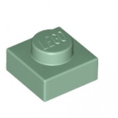 LEGO 1 x 1 Plate Sand Green