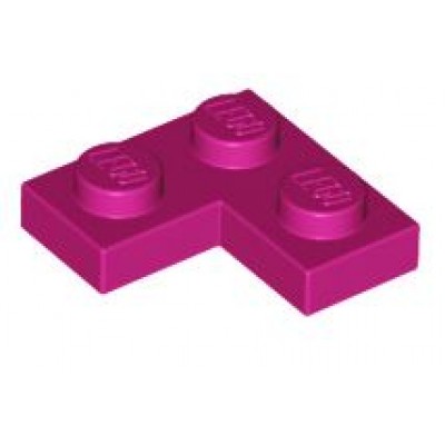LEGO 2 X 2 Plate Corner Magenta