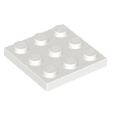 LEGO 3 x 3 Plate White