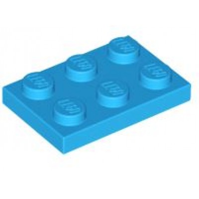 LEGO 2 x 3 Plate Dark Azure