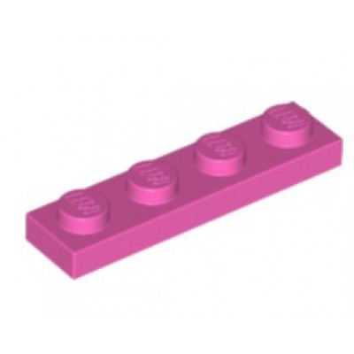 LEGO 1 x 4 Plate Dark Pink