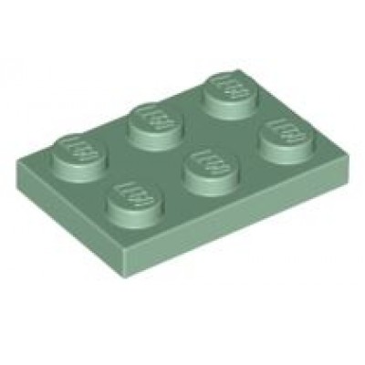 LEGO 2 x 3 Plate Sand Green