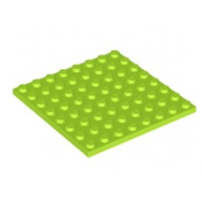 LEGO 8 x 8 Plate Lime