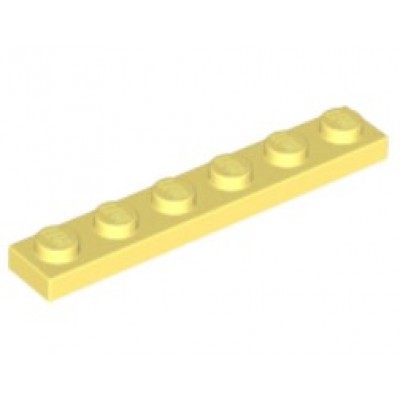 LEGO 1 x 6 Plate Bright Light Yellow