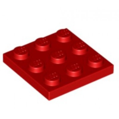 LEGO 3 x 3 Plate Red