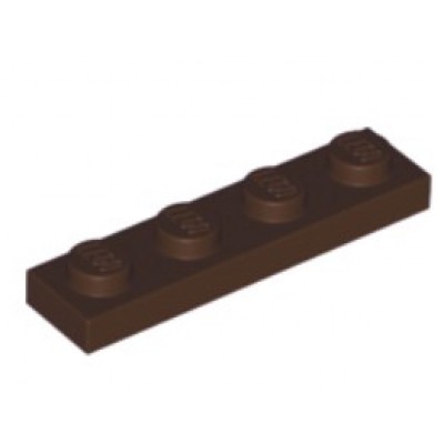 LEGO 1 x 4 Plate Dark Brown