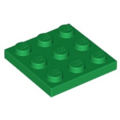 LEGO 3 x 3 Plate Green