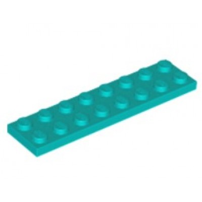 LEGO 2 x 8 Plate Dark Turquoise