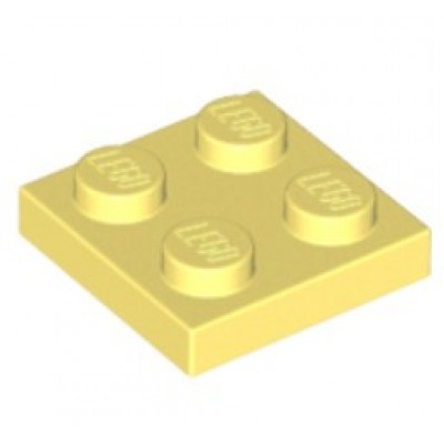 LEGO 2 x 2 Plate Bright Light Yellow