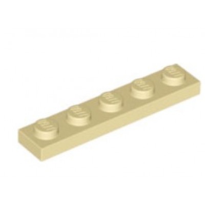 LEGO 1 X 5 Plate Tan