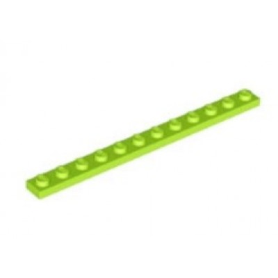 LEGO 1 x 12 Plate Lime