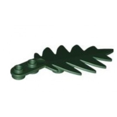 LEGO Tree Palm Leaf Small 8 x 3 - Dark Green