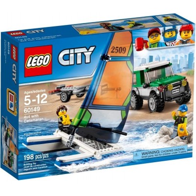 LEGO® City 4x4 with Catamaran 60149