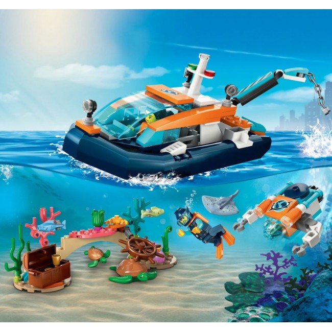 LEGO® City Explorer Diving Boat 60377