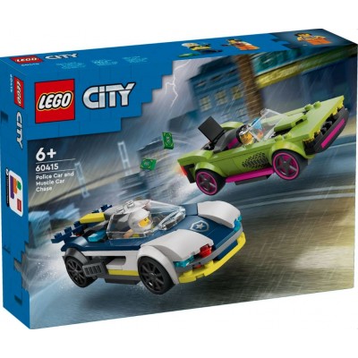 LEGO® City Police Car and Muscle Car Chase 60415
