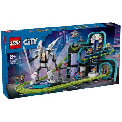 LEGO® City Robot World Roller-Coaster Park 60421