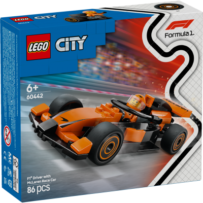 LEGO® City F1® Driver with McLaren Race Car 60442