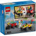 LEGO® City Pizza vs. Fire Truck Race Car Pack 60458