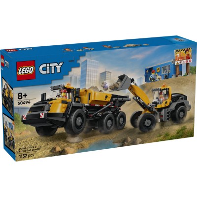 LEGO® City Dump Truck & Front End Loader 60494