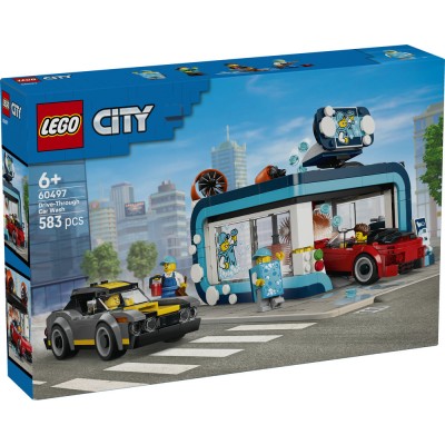 LEGO® City Drive-Through Car Wash 60497