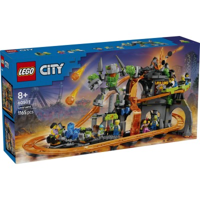 LEGO® City Lava Land Roller Coaster Park 60501