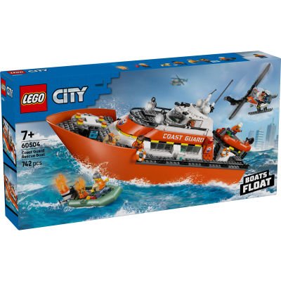 LEGO® City Coast Guard Rescue Boat & Helicopter 60504