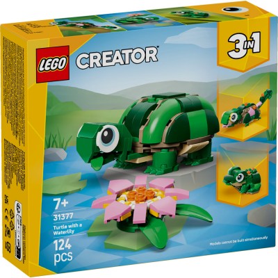 LEGO® Creator 3 in 1 Turtle with a Water Lily Flower 31377
