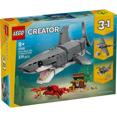 LEGO® Creator Fierce Shark with a Treasure Chest 31381