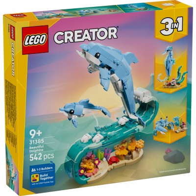 LEGO® Creator 3 in 1 Sea Animals: Beautiful Dolphins 31385