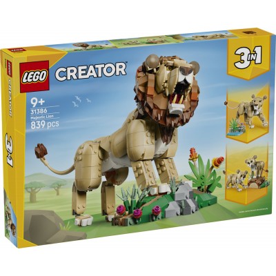 LEGO® Creator 3 in 1 Wild Animals: Majestic Lion 31386