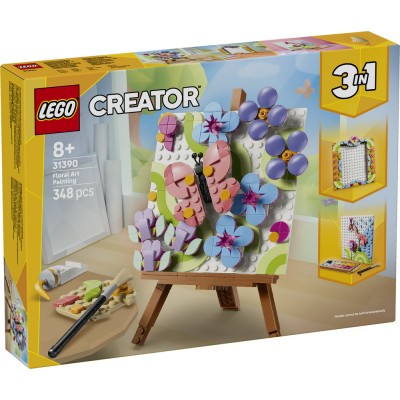 LEGO® Creator 3 in 1 Floral Art Decor Painting 31390