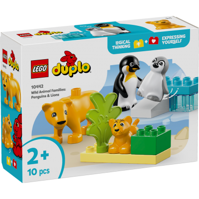 LEGO® DUPLO® Wild Animal Families: Penguins & Lions 10442