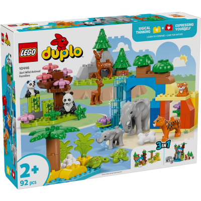 LEGO® DUPLO® 3in1 Wild Animal Families 10446