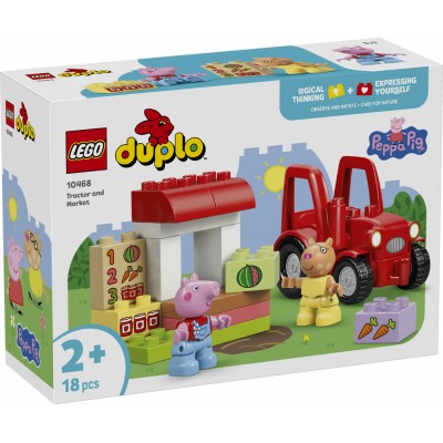LEGO® DUPLO® Peppa Pig Tractor and Market 10468