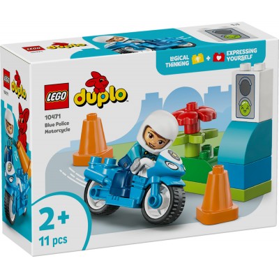 LEGO® DUPLO® Town Blue Police Motorcycle 10471