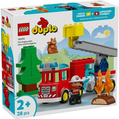 LEGO® DUPLO® Town Fire Engine with Hose and Firefighter 10473