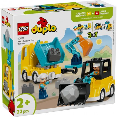 LEGO® DUPLO® Town 3 in 1 Construction Vehicles 10475