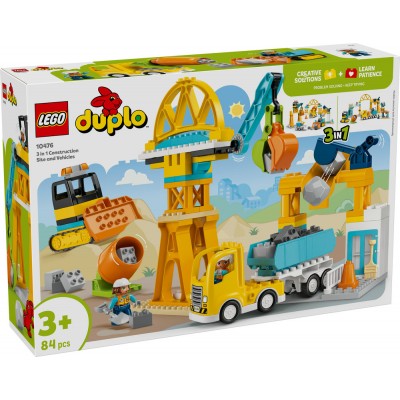 LEGO® DUPLO® Town 3 in 1 Construction Site and Vehicles 10476