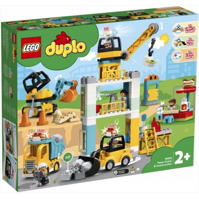 LEGO® DUPLO® Construction Tower Crane & Construction 10933