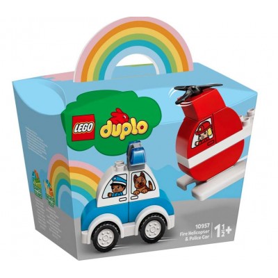 LEGO® DUPLO® My First Fire Helicopter and Police Car 10957