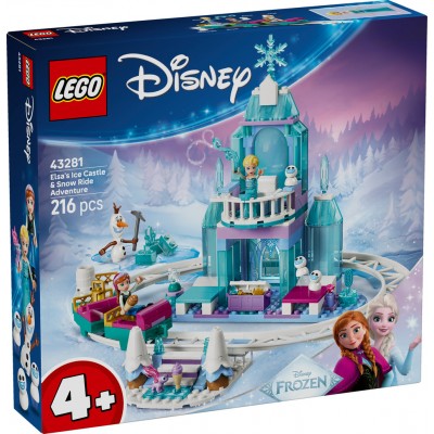 LEGO® Disney Frozen Elsa’s Ice Castle & Snow Ride Adventure 43281