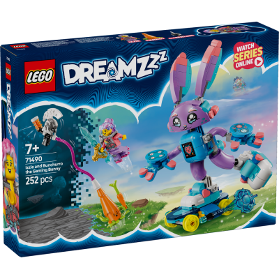 LEGO® DREAMZzz™ Izzie and Bunchurro the Gaming Bunny 71490